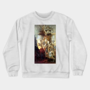 The Muses Leaving Their Father Apollo - Gustave Moreau Crewneck Sweatshirt